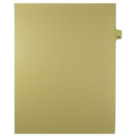 Mark Maker Legal Exhibit Index Tab Buff Single Tabs, 1/25th Cut, Letter Size, No Holes, Number 156, 25 Pack-Buff Single Tabs, 1/25th Cut