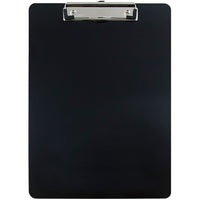 JAM Paper Aluminum Clipboard, 9" x 13", Black (331ALCbl)-Black