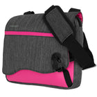 Vangoddy Wave 10" Laptop Messenger Bag - Pink-Made with high quality new material and heavy duty stitching, this trendy and compact messenger bag is your perfect choice