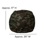Flash Furniture Small Camouflage Kids Bean Bag Chair-Spot Clean with Damp Cloth