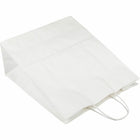 Jam Paper Solid Gift Bags - XL - 12 5/8" x 15 1/2" x 6" - White Kraft - 100 Pack-Our giftbags are made of colored Kraft material to give your presents a rustic look