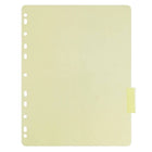 JAM Paper Index Tab Dividers, 5-tab (375032921)-Light weight and smooth.