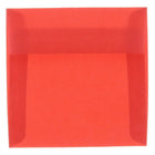 JAM Paper 6.5 x 6.5 Square Envelopes, Red Translucent Vellum, 250 Pack (1592122H)-Primary red translucent envelope