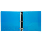 JAM Paper Heavy Duty 3" 3-Ring Flexible Poly Binder - Blue -Colour: Blue, Be stylish and organized with colourful binders