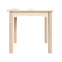 Flash Furniture Bright Beginnings Commercial Grade Wooden Square Preschool Classroom Activity Table (MKME088009)-Commercial Grade 23.5" Square Wooden 21.25"H Classroom Activity Table