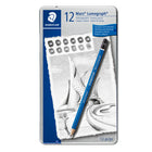 Staedtler Lumograph HB Sketching Pencils - 12 Pack-Premium quality pencils for writing, drawing and sketching on paper and matte drafting film