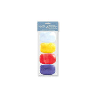 Millbrook Studios Ribbon Egg Assortment, White, Yellow, Red, Blue, 12 Pack (76001)-1/4" x 32.8' per 'egg' (131.2' per package)