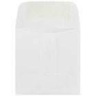JAM Paper 2.38 x 2.38 Mini Square Envelopes, White, 1000 Pack (03993004C)-Size: 2-3/4" x 3-3/4"