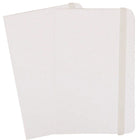 JAM Paper Hardcover Lined Notebook With Elastic Closure, Small, 3.75 x 5.63 Journal, White, 2 Pack (340526606g)-Size: 3 3/4" x 5 5/8"