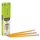 Dixon Oriole Wood-Cased Pencils - Soft - #2 HB - Yellow - 12 Pack-Quality #2 HB graphite core for smooth writing, ideal for standardized tests