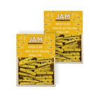 JAM Paper Wood Clothing Pin Clips, Small 7/8, Yellow, 2 Packs of 50, 100 Total (230726885a)-Yellow-coated Wood