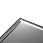 Eddie's Floor Standing Snap Frame Sign Holder - 11" x 17" - Silver Aluminum/Chrome - 3 Pack (130412-3)-Aluminum - Silver/Chrome