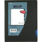 Cambridge Tab Business Notebooks, 9-1/2" x 7-1/4", 160 Pages-High-quality recycled paper, with date box, ribbon page marker, index page and adaptable sticker tabs help organize notes