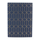 Staples Suede Journal - Navy - 6" x 8"-96 sheets