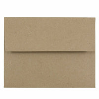 JAM Paper A2 Invitation Envelopes, 4.38 x 5.75, Brown Kraft Paper Bag Recycled , 1000 Pack (LEKR600B)-Brown