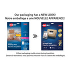 Avery White Rectangle Labels with TrueBlock, 3" x 4", for Laser/Inkjet Printer, 60 Pack (8964)-6 labels per sheet