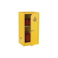 Zenith Safety Flammable Storage Cabinet, 16 Gallon-Double-wall 18-gauge welded steel construction with 1 1/2" air space