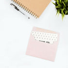JAM Paper 4bar A1 Envelopes, 3.63 x 5 1/8, Parchment Pink Recycled, 1000 Pack (123456B)-Closure: Gum