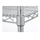 Hardware Machinery 5 Shelf Chrome Storage Unit 999352)-Heavy duty steel frame