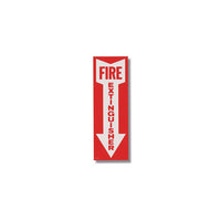 Herbert Williams Fire Extinguisher Arrow Sign - 4" x 12" - Vinyl - Self-Adhesive-Self-Adhesive