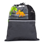 Louis Garneau Carry All Bag With Front Mesh Pocket - Dino-Assorted colours, polyester