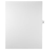 Mark Maker Legal Tabs - Letter Size - White - 1/15th cut - 25 tabs per package - 5 packages Pack - Number 97-White Single Tabs