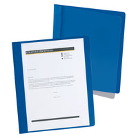 Oxford Report Cover, Extra-Wide, Blue-Specially-sized to protect all components of a complete presentation