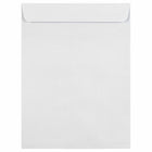 JAM Paper Open End Catalog Envelopes with Peel and Seal Closure - 9" x 12" - White - 25 Pack -Colour: White