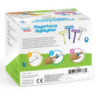 Hand2Mind FingerFocus Highlighter Classroom Kit - Multicolor - 24 Sets-Enables following along with texts or images using the finger-pointing method