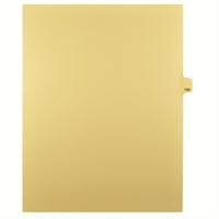 Mark Maker Legal Tabs - Letter Size - Buff - 1/25th cut - 25 tabs per package - 5 packages Pack - Number 160-Buff Single Tabs