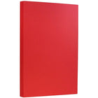 JAM Paper 8 1/2 x 14 Legal Size Recycled Cardstock, Brite Hue Red, 50 Pack-Weight: 65lb