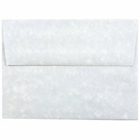 JAM Paper A6 Invitation Envelopes, 4.75 x 6.5, Parchment Blue Recycled, 250 Pack (10296H)-Blue parchment recycled envelope