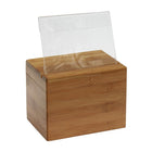 Oceanstar RB1408 Bamboo Recipe Box with Divider-Dimensions: 6.80 in L x 4.9 in W x 5.1 in H