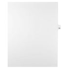Mark Maker Legal Exhibit Index Tab White Single Tabs, 1/25th Cut, Letter Size, No Holes, Number 185, 25 Pack-White Single Tabs, 1/25th Cut