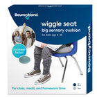 Bouncyband Big Wiggle Seat Sensory Cushion, Silver-Quietly enables movement, allowing students to be productive while working