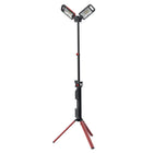 Energizer 5,000 Lumen Twin Head Portable Rechargeable LED Work Light - Red/Black-5,000 Lumens provide super bright lighting for any application