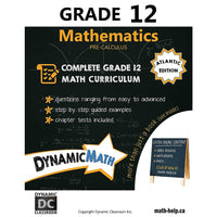 Dynamic Math Workbook Atlantic - Grade 12-Covers Grade 12 pre-calculus mathematics curriculum in the Atlantic provinces