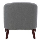 CorLiving LSS-150-C Elwood Modern Tub Chair in Grey-Classic tub chair design with modern finishes