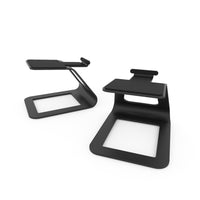 Kanto SE2 Elevated Desktop Speaker Stands for Small Speakers - Black-Designed for YU2 or other small sized speakers