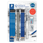 Staedtler Sketching Set - Assorted - 12 Pack-Perfect for advanced sketching techniques