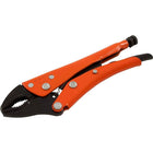 Grip-on 12" Locking Pliers, 2-15/16" Jaw Opening, Curved Jaws With Wire Cutter-Jaw opening (inches): 2-15/16"