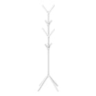 Monarch Specialties 2059 Coat Rack - White Metal-Free standing, modern industrial style, 4-tier metal coat rack with 8 hanging hooks