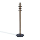 Umbra Pillar Coat Rack, Black/Walnut (1005871-048)-Made of natural wood and metal