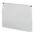 JAM Paper Plastic Envelopes with Zip Closure - Legal Booklet - 9.75" x 14.5" - Clear - Poly - 12 Pack-Opening: booklet