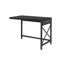 Sauder Foundry Road 42" W Desk Return - Carbon Oak (1 Box)-Desk Return