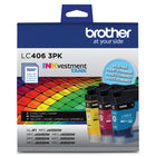 Brother Genuine LC4063PKS Standard-Yield Colour Ink Cartridge - 3 Pack-Professional colour inkjet print quality you can consistently rely on for up to 1,500 pages per cartridge