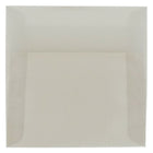 JAM Paper 5.5 x 5.5 Square Envelopes, Platinum Translucent Vellum, 50 Pack (59413I)-Platinum translucent envelope