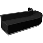 Flash Furniture HERCULES Alon Black LeatherSoft Reception Configuration, 3 Piece-Contemporary Reception Set