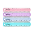 Westcott 6" Plastic Ruler, Assorted, 36 Pack (ACM00412)-Numerals and graduations are sharply delineated