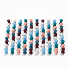 Poppin Push Pins - Assorted Colours - 100 Pack-Features a hourglass shape for comfort